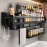 Kitchen Organizer Shelf Wall-mounted Spice Storage Rack Kitchen Knife Holder Wall Seasoning Chopstick Spoon Shovel Storage
