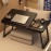 Bed small table dormitory student multi-functional study desk foldable laptop table bay window table board