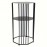 2 Layer Wrought Iron Side Table End Sofa Table Storage Shelf For Living Room Black Side Table Of A Sofa Or Chair