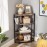 Corner Shelf Small Bookcase Modern Corner Bookshelf Bookcase  Corner Storage Rack Plant Stand for Living Room Home Office Kitchen Small Space (Color : Two-Tone  Size : 4-Tier)