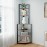1pc 6-tier Corner Shelf, Bathroom Storage Rack, Cosmetics Storage Rack, Corner Bookcase, Corner Storage Rack For Home Organization