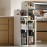 Modern Narrow Toilet Gap Storage Cabinet: 1-Piece, Multi-Layer, Thin Plastic Bathroom Organizer with Drawers - Save Space, Easy Pull-Out Design