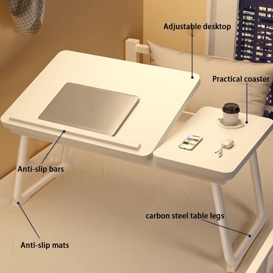 bed small table dormitory student multi functional study desk foldable laptop window table board details 2